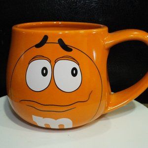 M&M's World Orange Character Figural Coffee Mug